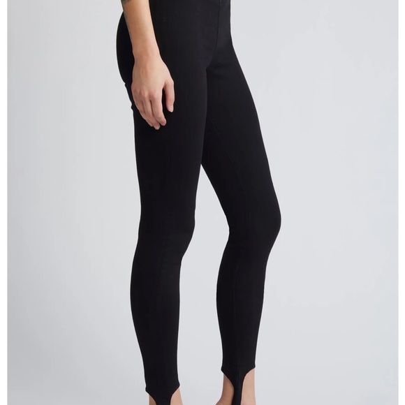 Frame Denim Black Women's Strop Leggings “ Size 2 “(30-34 in pants ) - Picture 3 of 5